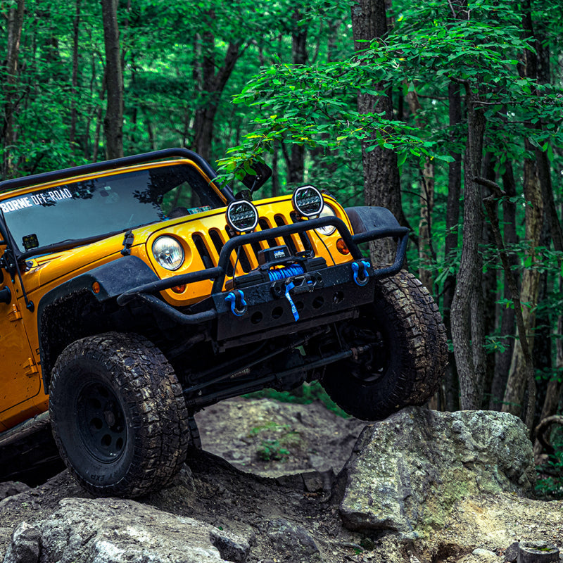 Borne Off-Road 10K Winch - Orange Synthetic Rope BRNBNWN-10-SOR