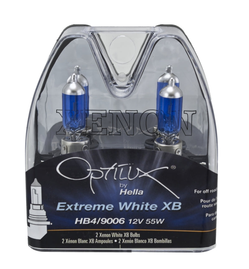 Hella 9006 12V 55W Xen White Bulb (Pair) HELLAH71071432