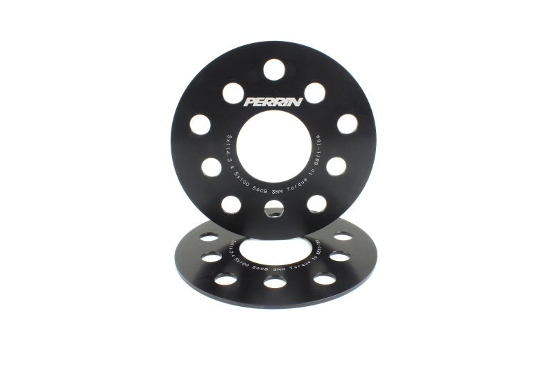 PERRIN Subaru/Toyota/Scion 3mm Wheel Spacers (Slip-On Style/No Studs) 5x114.3/5x100 56mm CB - Pair PERPSP-WHL-103BK