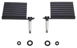 Fishbone Offroad 76-06 Jeep CJ YJ TJ Wrangler Foot Peg Set Gloss - Black FBOFB21078