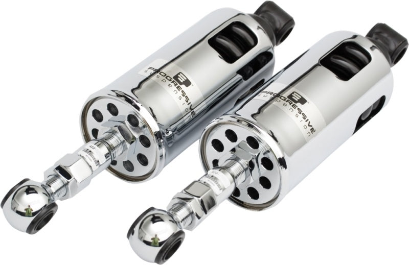 Progressive 89-99 Harley Softail 422 Series Shocks Heavy Duty - Chrome PGR422-4001C