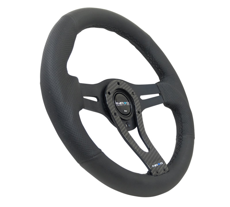 NRG Reinforced Steering Wheel (320mm) w/Carbon Center Spoke NRGRST-002RCF