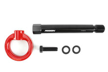 Load image into Gallery viewer, PERRIN 17-21 Honda Civic Si/Type R/Touring/Hatchback Tow Hook Kit Rear - Red PERPHP-BDY-251RD