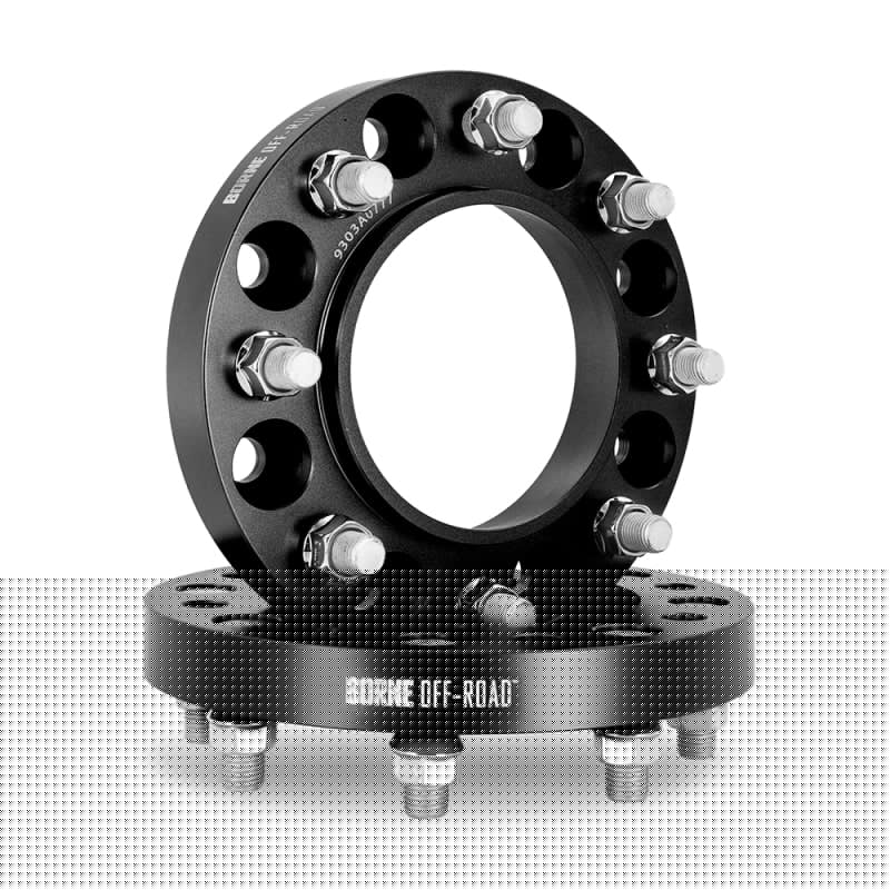 Borne Off-Road Wheel Spacers 8x180 124.1 38.1 M14 Black BRNBNWS-009-381BK