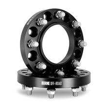 Load image into Gallery viewer, Borne Off-Road Wheel Spacers 8x180 124.1 45 M14 Black BRNBNWS-009-450BK