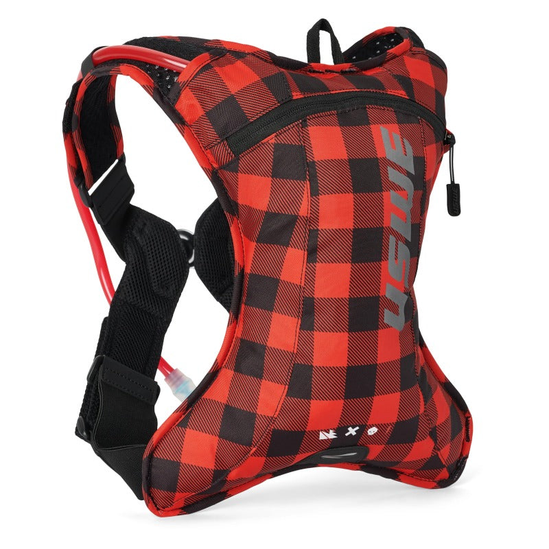 USWE Outlander Hydration Pack 2L - Flannel Red/Black USW202076048