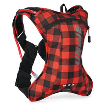 Load image into Gallery viewer, USWE Outlander Hydration Pack 2L - Flannel Red/Black USW202076048