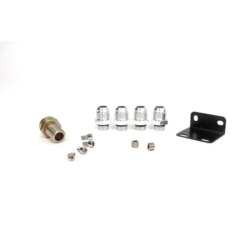 BLOX Racing Remote Oil Filter Relocation Kit - Polished BLOBXGA-00115-PO