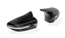 Load image into Gallery viewer, Akrapovic 2018+ BMW M5 (F90) / 2020 BMW M8 (F91/F92) Carbon Fiber Mirror Cap Set - High Gloss AKRWM-BM/CA/3/G