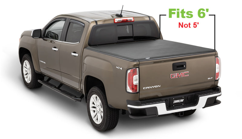 Tonno Pro 15-19 Chevy Colorado 6ft Fleetside Tonno Fold Tri-Fold Tonneau Cover TNP42-115