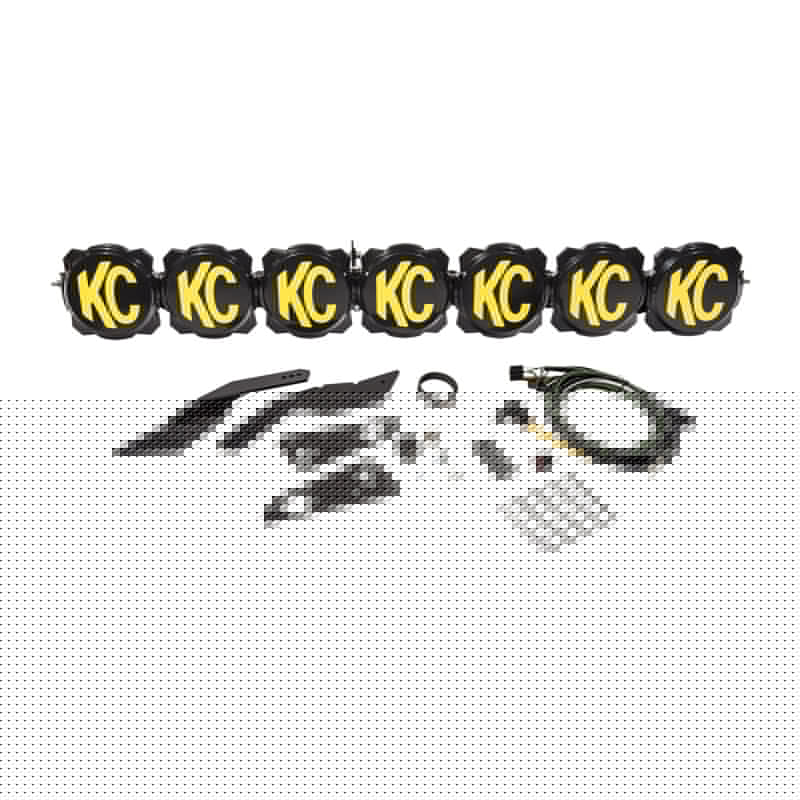 KC HiLiTES Can-Am X3 45in. Pro6 Gravity LED 7-Light 140w Combo Beam Overhead Light Bar System KCL91334