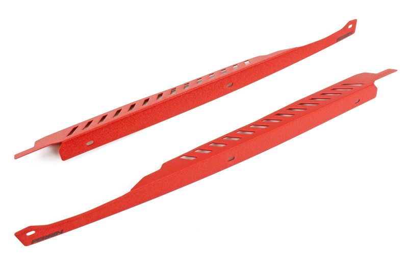PERRIN 08-14 Subaru WRX/STI / 08-11 Impreza Fender Shroud Set - Red PERPSP-ENG-549RD