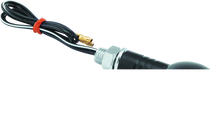 Load image into Gallery viewer, BikeMaster Ministalk Marker Light Round - Black/Amber BKM266015