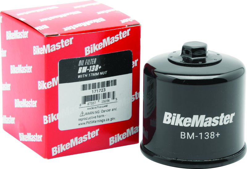 BikeMaster BM-138+ Oil Filter - Black BKM171723