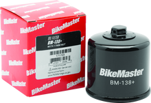 Load image into Gallery viewer, BikeMaster BM-138+ Oil Filter - Black BKM171723