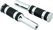 Load image into Gallery viewer, Bikers Choice Chrome Billet Three Band Replacement Pegs For Forward Controls