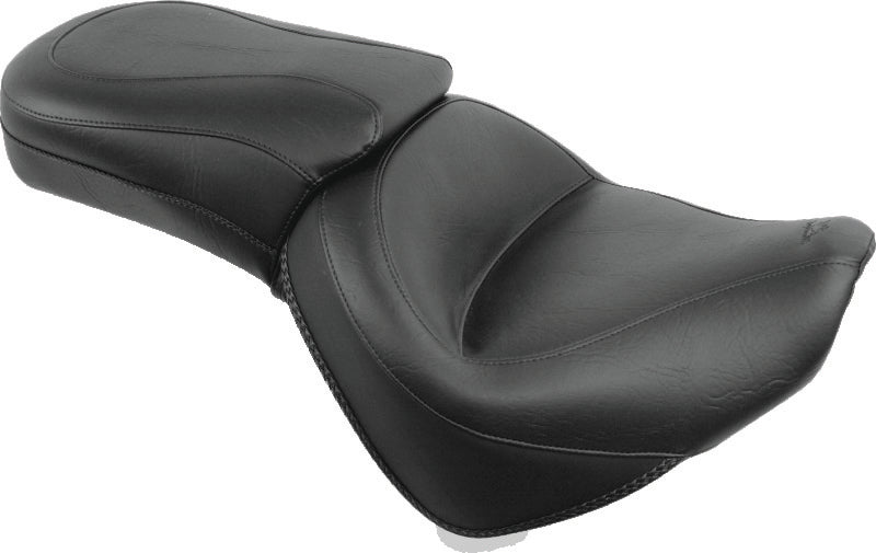 Mustang 10-13 Honda VT1300C Sabre,10-16 Stateline, 10-15 Interstate 1PC Seat - Black MMP76641