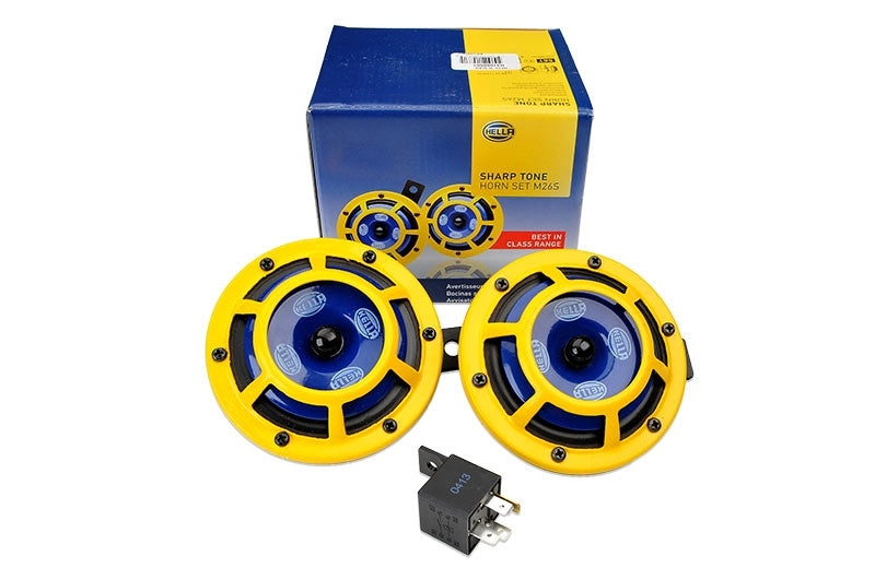 Hella Sharptone Horn Kit 12V 415/350Hz Yellow (3BB922000731 = H31000001) (Min Qty 360) HELLAH31000001