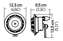 Load image into Gallery viewer, Hella Supertone Horn Set 24V 84w Black HELLA003399101