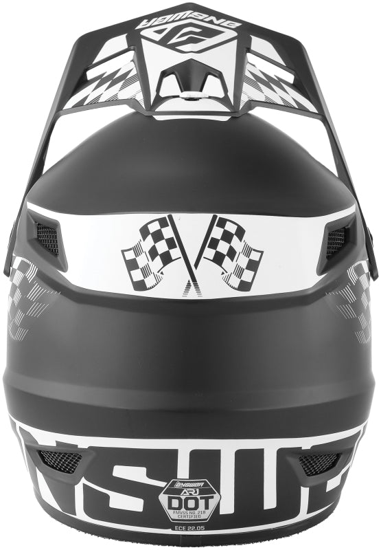 Answer AR1 Sweep Helmet Black/White - Medium ANS442898