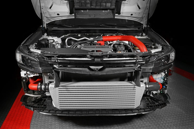 PERRIN 22-25 Subaru WRX Front Mount Intercooler Kit (Red Tubes & Silver Core) PERPSP-ITR-441SL/RD