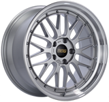 BBS LM 18x8 5x112 ET45 Diamond Silver Center / Diamond Cut Lip Wheel PFS/Clip Required