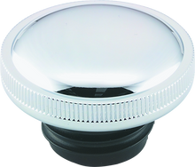 Load image into Gallery viewer, Bikers Choice 82-E96 Single &amp; Right Chrome Vented Screw-In Gas Cap Replaces H-D 59634-81A 61102-83A