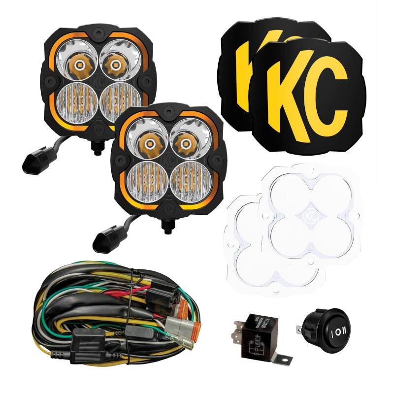 KC HiLiTES FLEX ERA 4 - 2-Light Master Kit KCL289