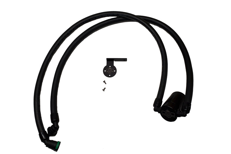 J&L 2021-2025 Ford F-150 3.5L Passenger Side Oil Separator 3.0 - Black Anodized JLT3028P-B