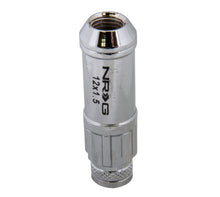 Load image into Gallery viewer, NRG 700 Series M12 X 1.5 Steel Lug Nut w/Dust Cap Cover Set 21 Pc w/Locks &amp; Lock Socket - Silver NRGLN-LS700SL-21