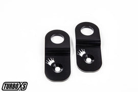 Turbo XS Subaru 02-07 WRX / 04-07 STi Radiator Stay No Hood Prop - Black TXSWS02-RS-BLK-2