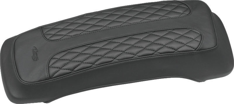 Mustang 80-07 Harley Early FL Touring Saddlebag Lid Covers w/Studs- Black