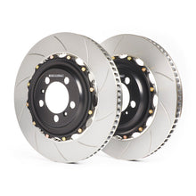Load image into Gallery viewer, GiroDisc 2020+ BMW M3/M4 (G80/G82/G83 w/Carbon Ceramic Brakes) 2-Piece 400mm Slotted Front Rotors GIRA1-322