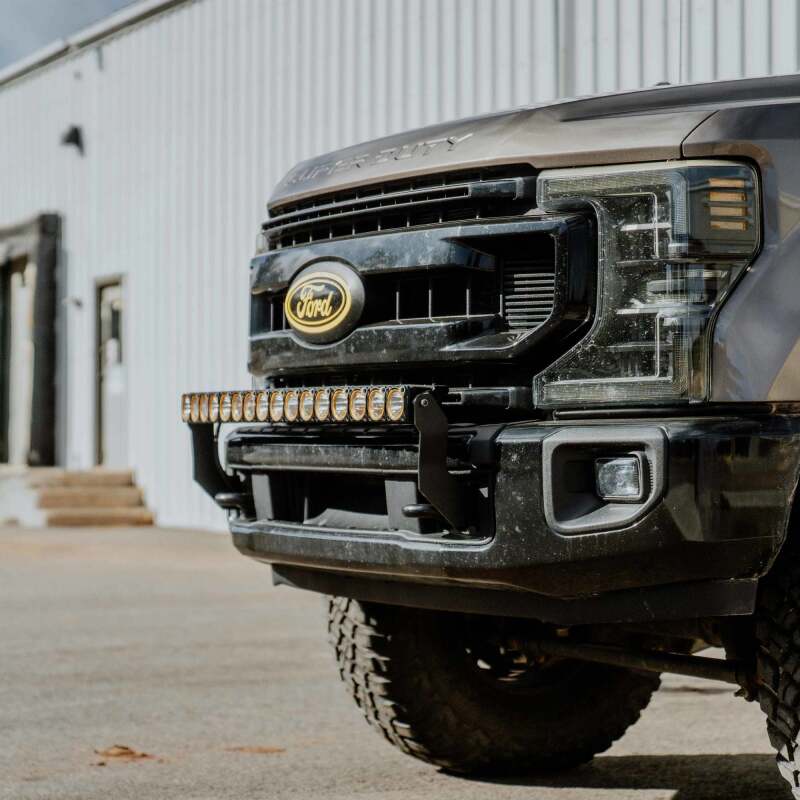 KC HiLiTES 2017+ Ford Super Duty Front Bumper Light Bar Mount For 40in Flex Era LED Light Bar KCL7354