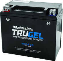 Load image into Gallery viewer, BikeMaster TruGel Battery - MG14-BS BKM780513