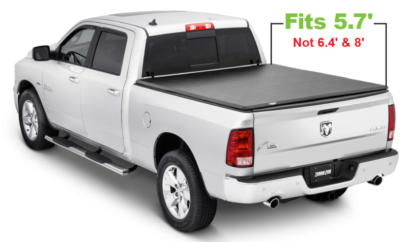 Tonno Pro 09-19 Dodge RAM 1500 5.7ft Fleetside Tonno Fold Tri-Fold Tonneau Cover TNP42-201