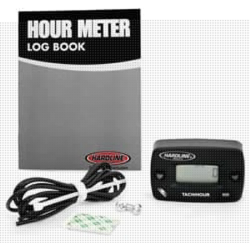 Hardline Hour Tachometer Meter Up To 2 Cylinders - 2/4 Stroke HRLHR-8061-2