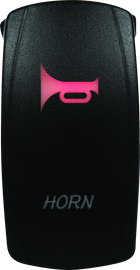 DragonFire Racing Lighted Switch Horn On/Off Red DFR521372