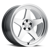 Kansei K12H Knp 18x8.5in / 5x114 BP / 35mm Offset / 73.1mm Bore - Hyper Silver Wheel