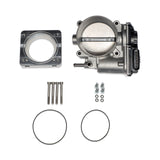 Big Bore 76mm Throttle Body & Adapter for OEM STI/Cosworth/AMS Manifolds Silver  -  IAG Performance IAG-AFD-2027SL