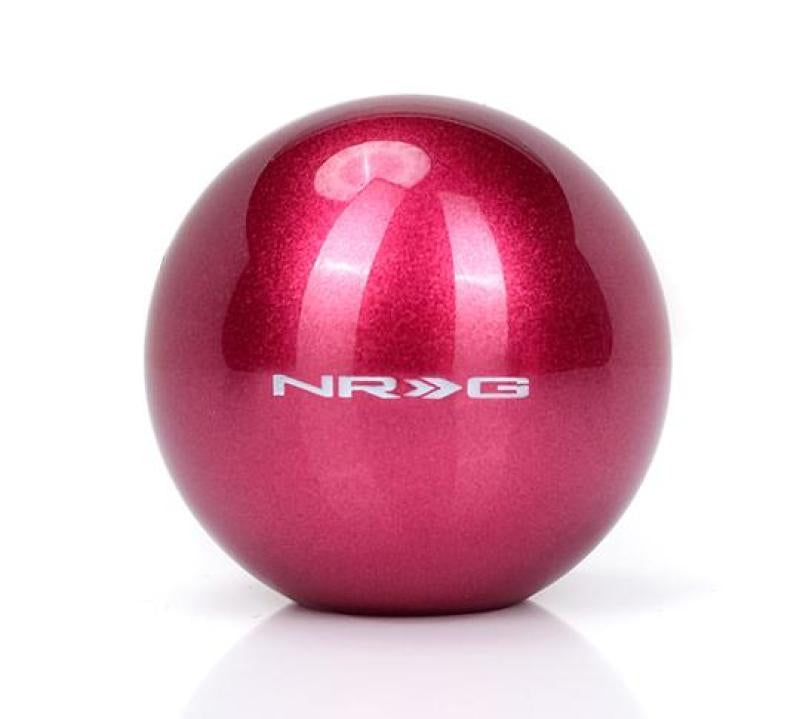 NRG Fushia Sparkly Painted Titanium Round Shifter Heavy Weight NRGSK-350FH
