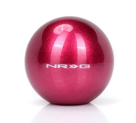 NRG Fushia Sparkly Painted Titanium Round Shifter Heavy Weight NRGSK-350FH