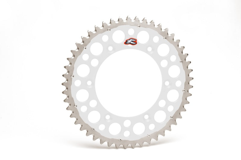 Renthal 99-05 Yam YZ125/G-250F/ YZ400-450/88-89 Honda XR 250R Rear Twinring - Silver 520-48P Teeth REN1500-520-48GPSI
