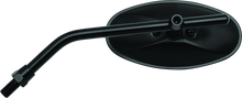 Load image into Gallery viewer, BikeMaster Adjustable Oval Mirror 10mm - Each - Black BKM600805
