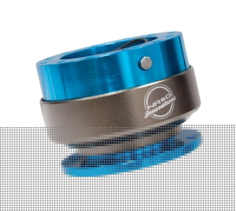 NRG Quick Release Gen 2.0 - New Blue Body / Titanium Chrome Ring NRGSRK-200NB