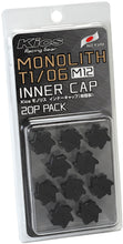 Load image into Gallery viewer, Project Kics M12 Monolith Cap - Black (Only Works For M12 Monolith Lugs) - 20 Pcs PJKWCMF1K
