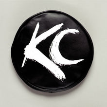 Load image into Gallery viewer, KC HiLiTES 6in. Round Soft Cover (Pair) - Black w/Yellow KC Logo KCL5102