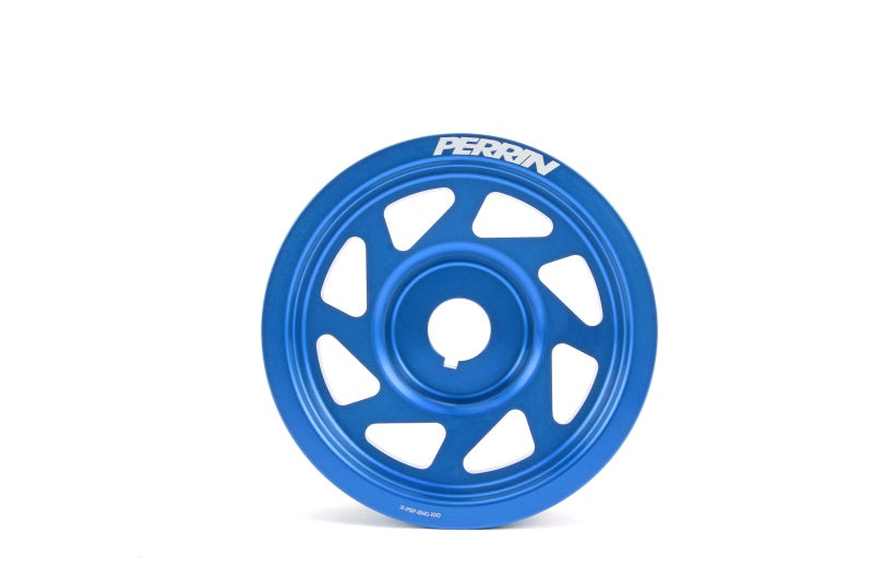 PERRIN 93-14 Subaru Impreza (Incl. 02-14 WRX) / 04-21 STI Lightened Crank Pulley - Blue PERPSP-ENG-100BL