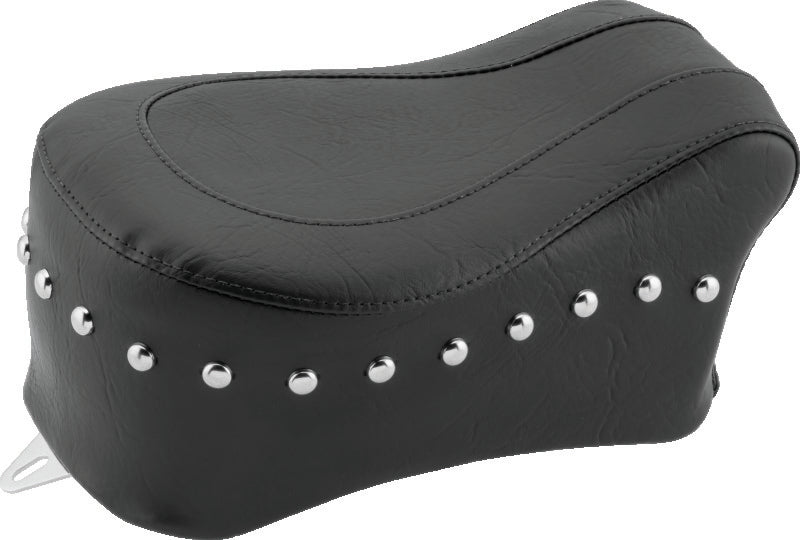 Mustang 65-86 Harley Early FL Touring Tank Bib w/Studs - Black MMP93309