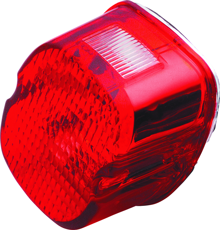 Bikers Choice 99-03 Big Twin & XL Red Laydown Taillight With Top License Light BKC489908
